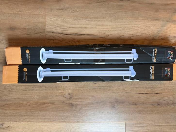 2x Nieuwe Sweet Sprout oprolbare traphekjes, Kinderen en Baby's, Traphekjes, Nieuw, Oprolhekje, Overige materialen, 115 cm of meer