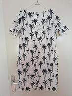 Jurk nieuw Flamingo palmbomen merk G.Ricceri zwart wit, Kleding | Dames, Jurken, Zwart, Maat 42/44 (L), Nieuw, Ophalen of Verzenden