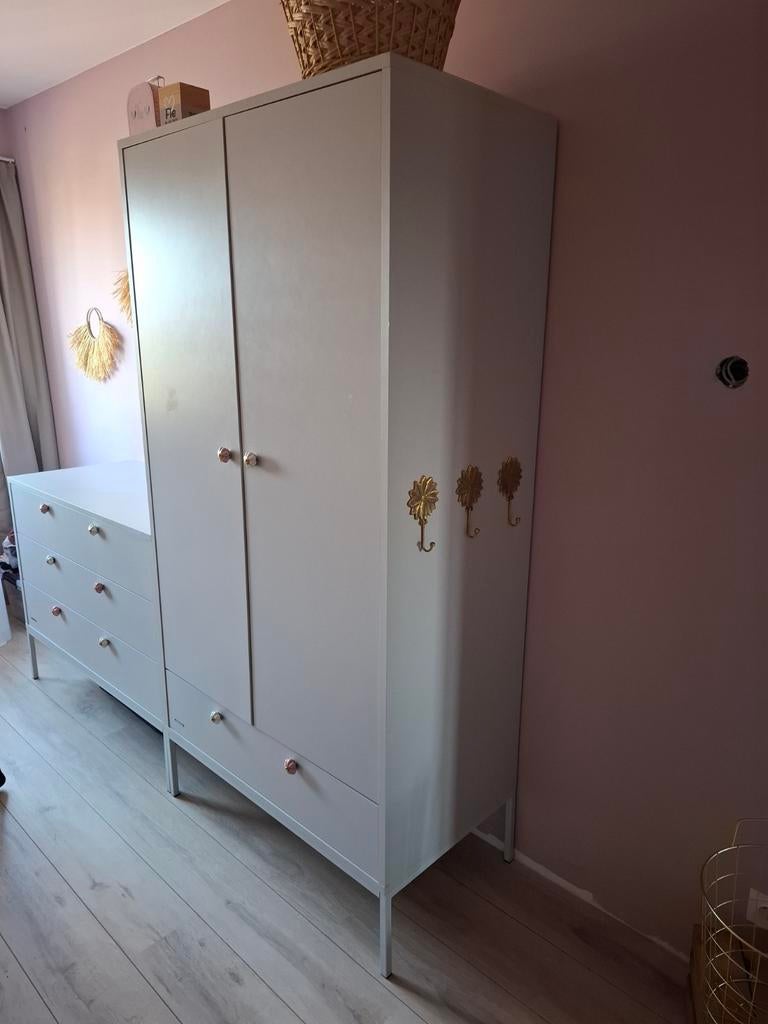 Grijze meubels babykamer, Ophalen, Gebruikt, 50 tot 100 cm, Minder dan 100 cm