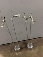 Disegnoluce Set van 4 moderne metalen vloerlampen, Ophalen of Verzenden, Gebruikt, Metaal, 100 tot 150 cm