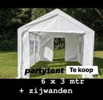 Partytent 6 x 3 mtr TE KOOP, Tuin en Terras, Ophalen, Gebruikt, Opvouwbaar, Partytent