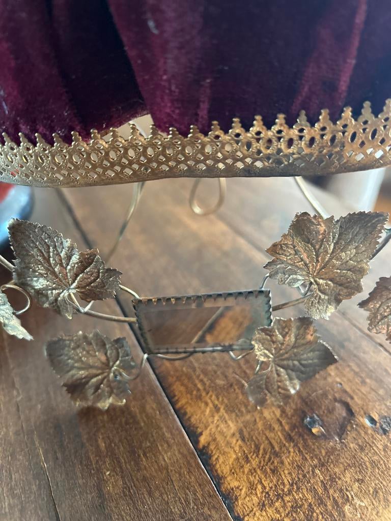 Antieke Franse Bruidskroon met Bladmotief, Ophalen of Verzenden