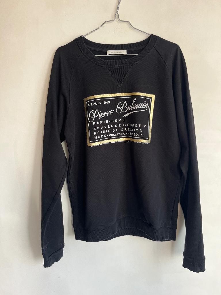 Balmain trui maat 48 zwart, Balmain, Zwart, Zo goed als nieuw, Verzenden
