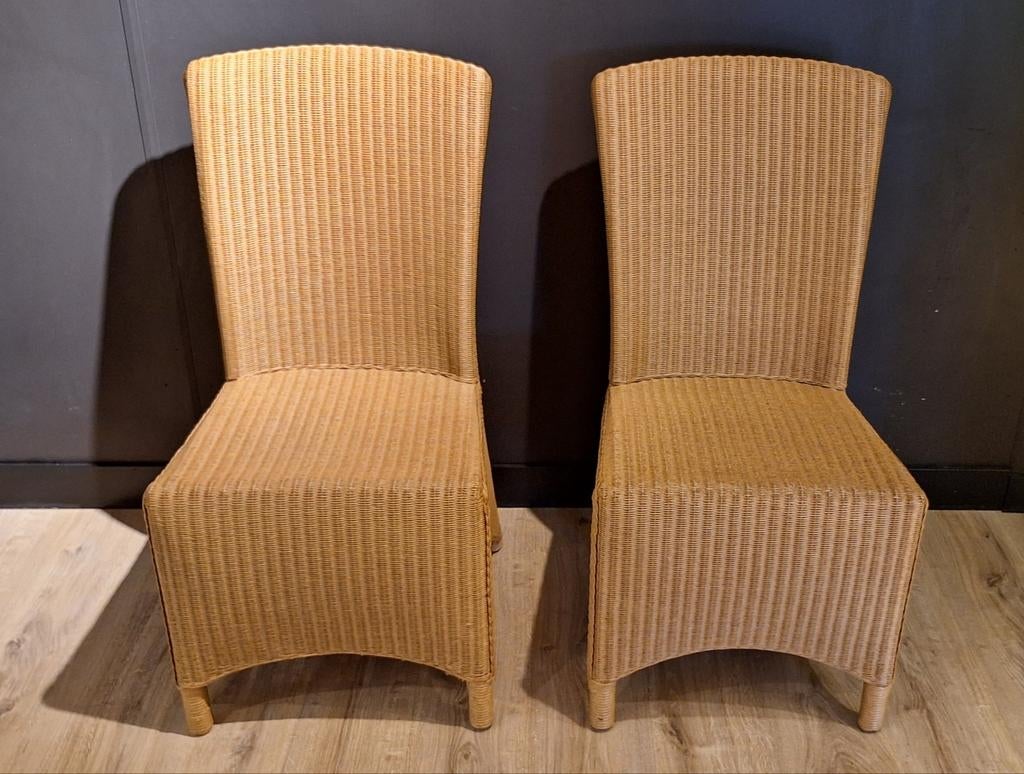 Lloyd Loom stoelen - 3 stuks, Ophalen, Overige materialen, Gebruikt, Overige kleuren