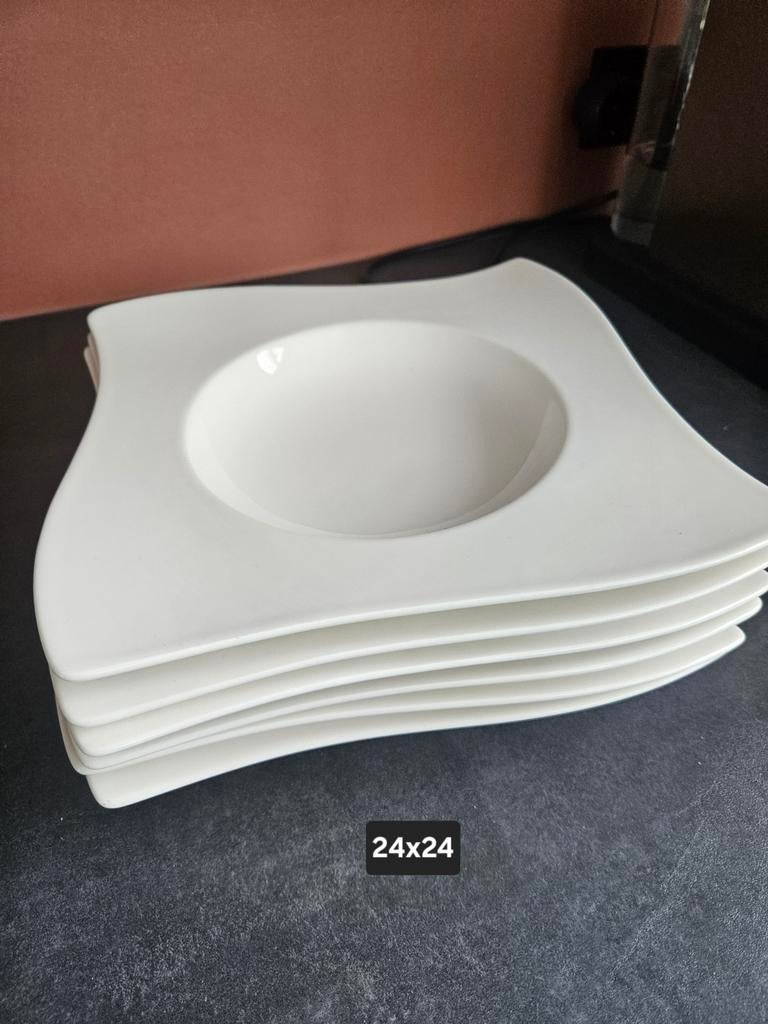 Villeroy & boch borden 24x24, Huis en Inrichting, Keuken | Servies, Ophalen, Zo goed als nieuw, Bord(en), Overige stijlen