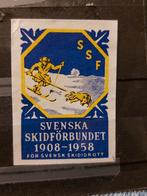 Zweden cinderella Skibond 1908-1958 Jubileum, Ophalen of Verzenden, Zweden, Postfris