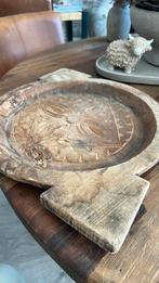 Prachtige oude Chapati schaal, Verzenden, Zo goed als nieuw, Rond, Metaal