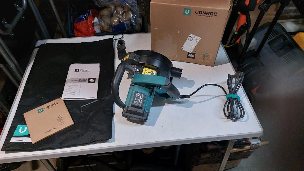 Sleuvenfrees VONROC met garantie, Sleuvenfrees, Ophalen of Verzenden, Elektrisch, Vonroc