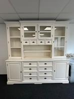Vintage Luxe Witte Buffetkast / Apothekerskast - 2.30m breed, Ophalen, Gebruikt, Met deur(en), 200 cm of meer