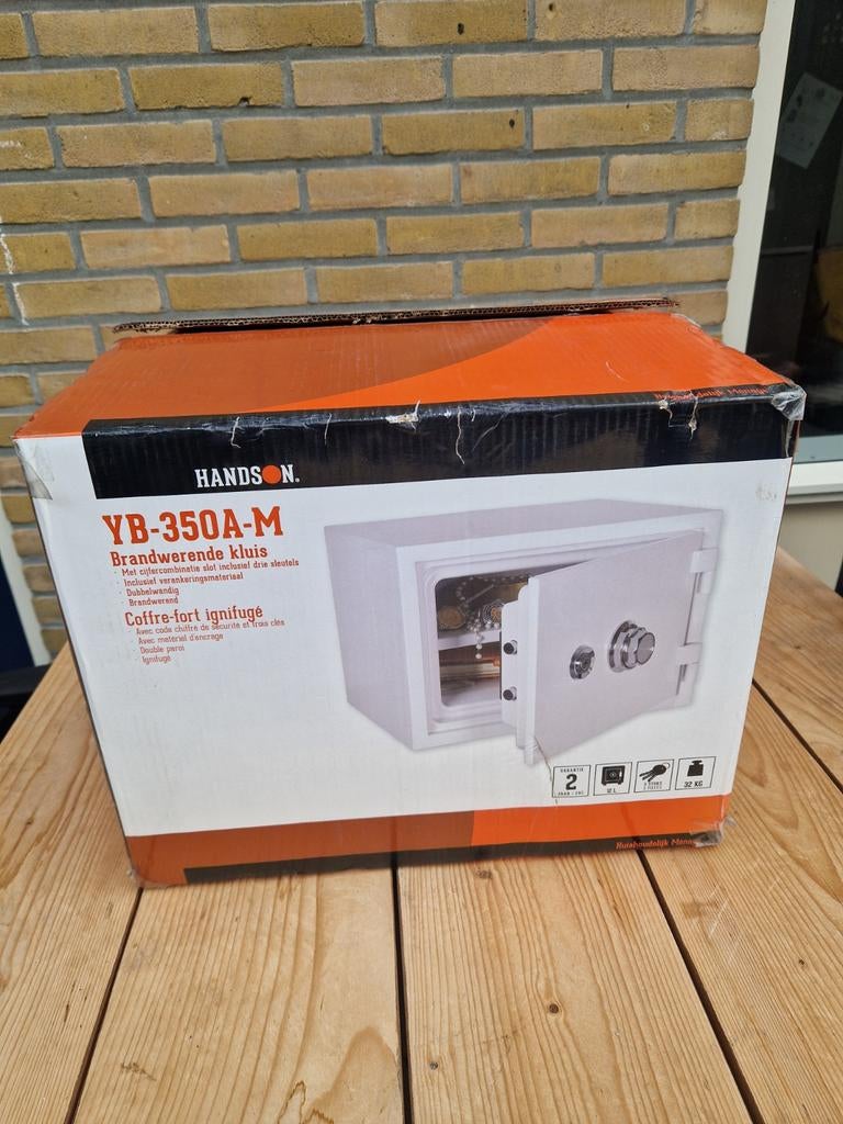 Brandwerende kluis Nieuw in doos, Ophalen, Nieuw