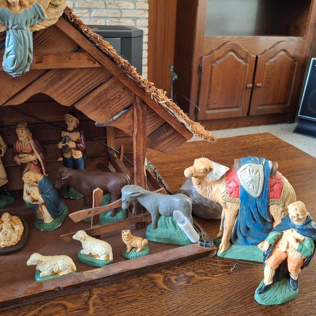 Kerststal,  compleet, Ophalen