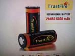 Trustfire 26650 5000Mah Lithium Batterij 3.7V vanaf €15,-, Ophalen of Verzenden, Nieuw, Oplaadbaar