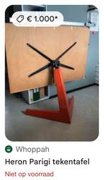 Mooie industriële tekentafel onderstellen (prijs p/stuk), Ophalen, Zo goed als nieuw