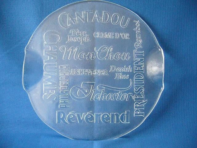 Robuuste kaasplank van glas nooit gebruikt, Tuin en Terras, Ophalen of Verzenden, Nieuw