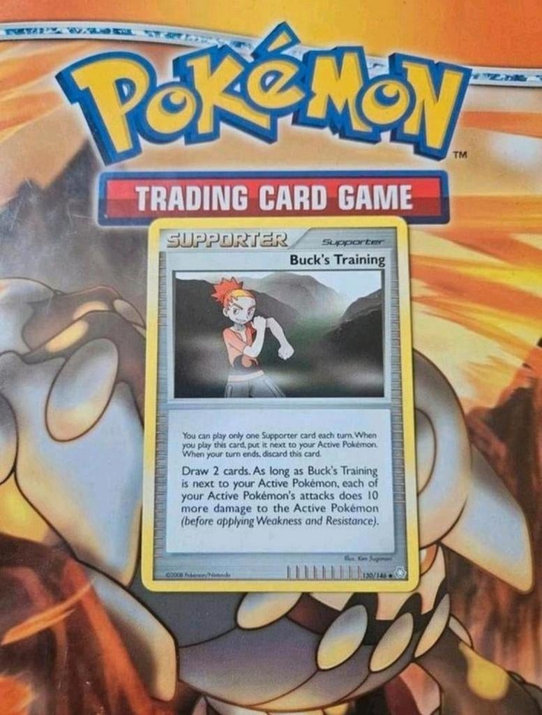 Buck's training 130/146 Diamond&Pearl Legends Awakened kaart, Ophalen of Verzenden, Gebruikt, Losse kaart