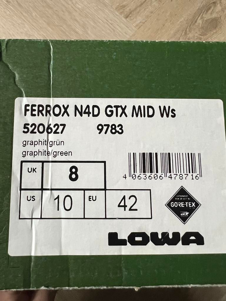 Lowa Ferrox N4D GTX Mid Ws Nijmeegse Vierdaagse Schoen Maat, Ophalen of Verzenden, Zo goed als nieuw, Schoenen