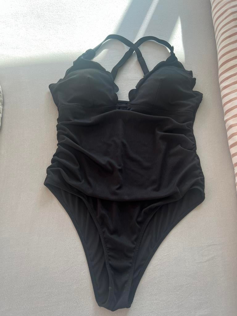Zwart corrigerend badpak maat 2XL nieuw, Kleding | Dames, Badmode en Zwemkleding, Ophalen of Verzenden, Zo goed als nieuw, Zwart