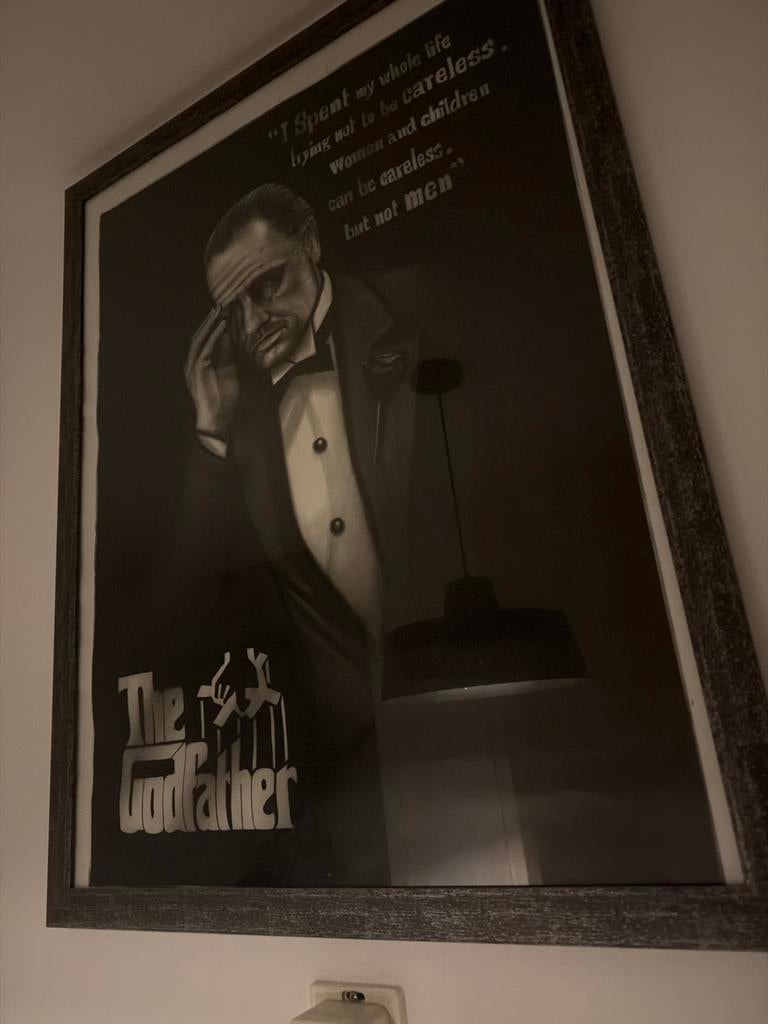 The Godfather Schilderij - Iconisch Filmkunstwerk, Antiek en Kunst, Ophalen of Verzenden