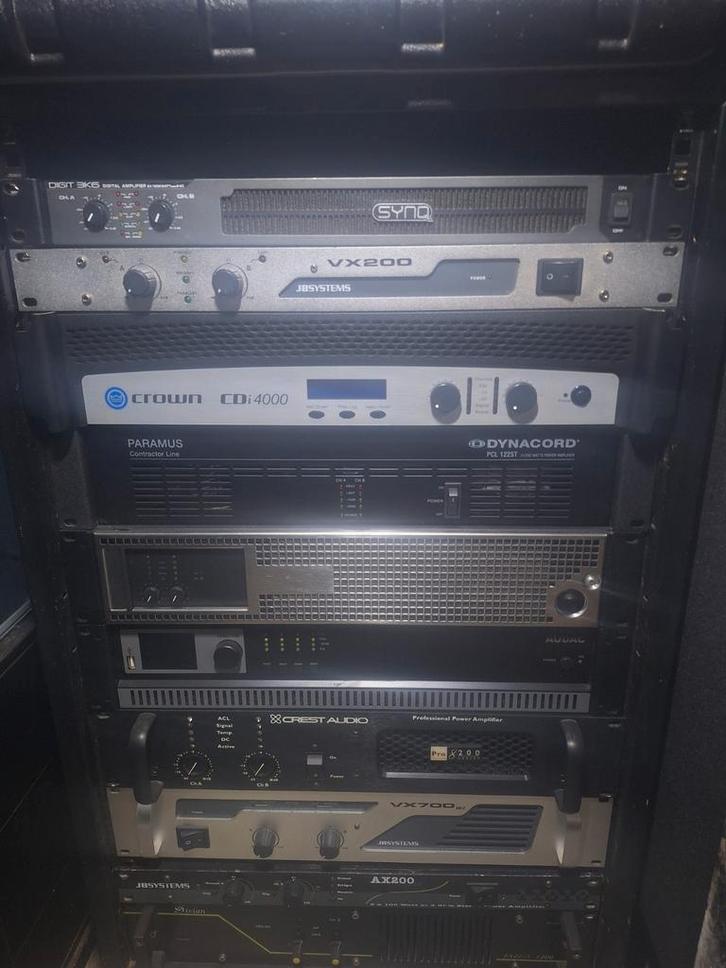 Synq 3K6 versterker 2x1800 watt, Muziek en Instrumenten, Versterkers | Keyboard, Monitor en PA, Zo goed als nieuw, P.A., 1000 watt of meer