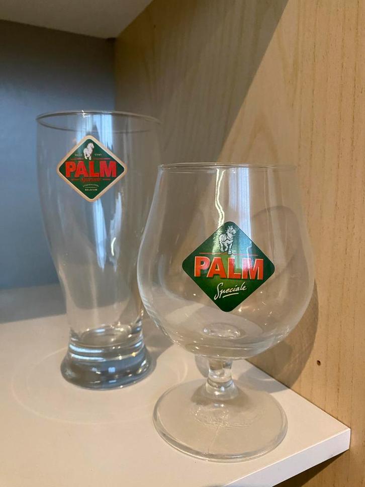 Palm bierglazen - paard rechtskijkend, Verzamelen, Biermerken, Zo goed als nieuw, Glas of Glazen, Palm, Ophalen of Verzenden