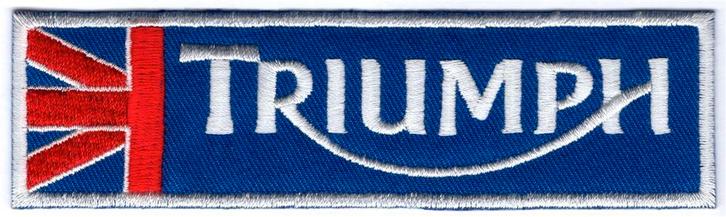 Triumph stoffen opstrijk patch embleem #3, Motoren, Accessoires | Overige, Nieuw, Ophalen of Verzenden