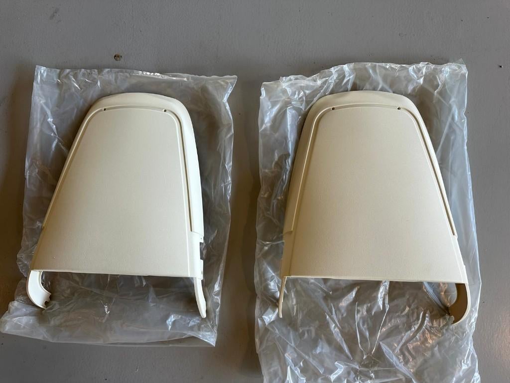 70-71 Mopar A/B/E-Body White Bucket Seat Back Panels, Auto-onderdelen, Interieur en Bekleding, -, -, Nieuw, Ophalen of Verzenden