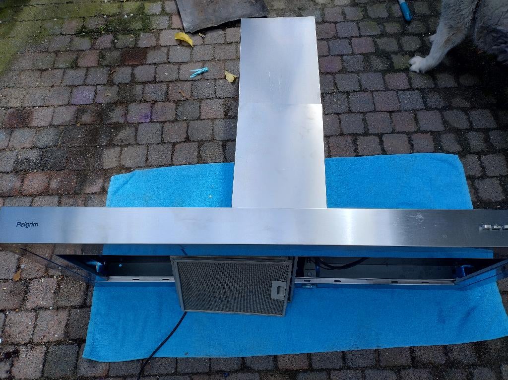 Pelgrim afzuigkap, Witgoed en Apparatuur, Afzuigkappen, Ophalen, Gebruikt, Wandschouwkap, Motor