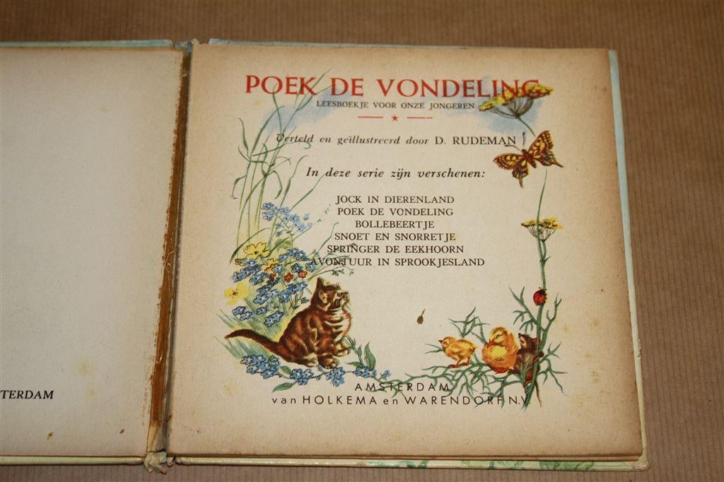 Poek en de vondeling. Mulder, 1950., Boeken, Kinderboeken | Jeugd | onder 10 jaar, Ophalen of Verzenden, Gelezen, Fictie algemeen