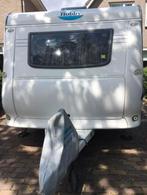 Caravan Hobby de luxe easy, Caravans en Kamperen, Hobby, Treinzit, Dwarsbed, Particulier