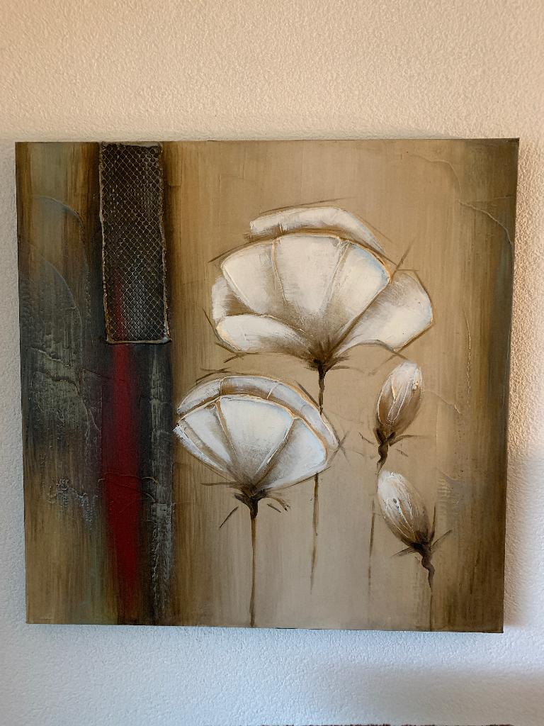 Set handgemaakte schilderijen 60x60cm, Ophalen