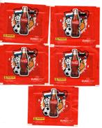 5 gesloten Panini plakplaatjes . EURO 2012. Coca cola, Ophalen of Verzenden, Nieuw, Overige sporten, Poster, Plaatje of Sticker