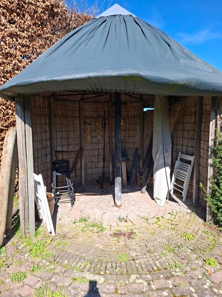 Prieel tuin huisje dierenverblijf schuur afdak overkapping, Ophalen, Gebruikt, Schuur