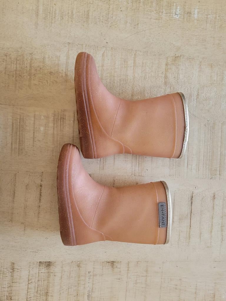 Enfant glitter regenlaarsjes maat 24, Gebruikt, Meisje, Ophalen of Verzenden, Laarzen