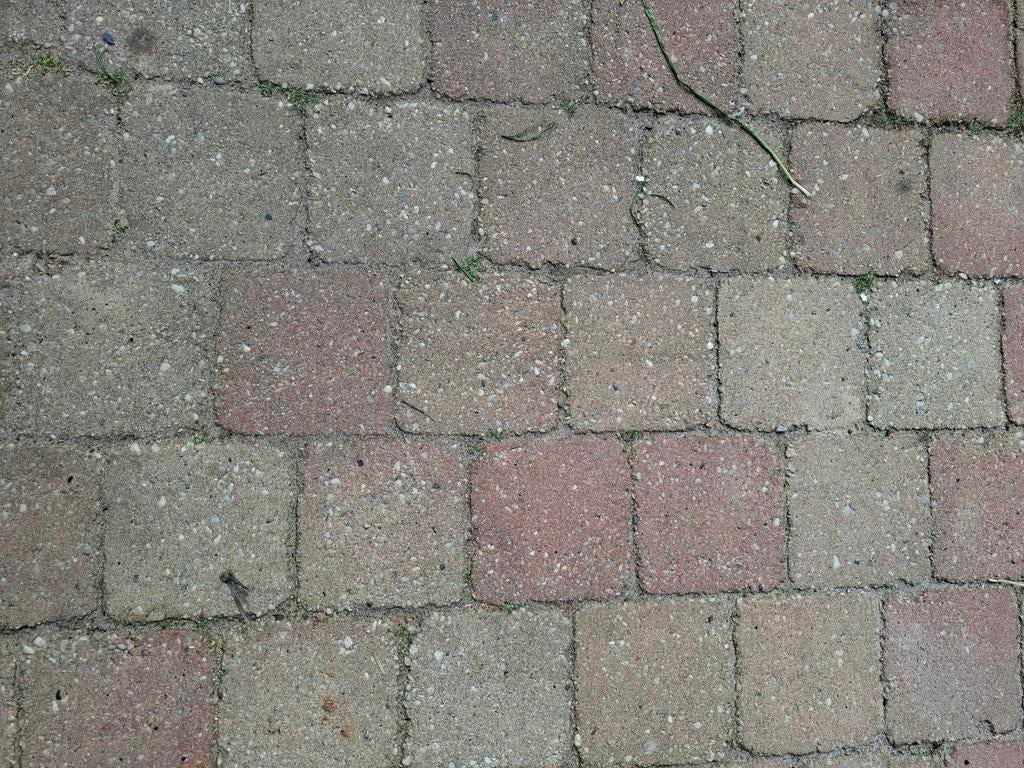 Gebruikte betonnen klinkers / koppelstones 15x15, Tuin en Terras, Ophalen, Gebruikt, Beton, Klinkers