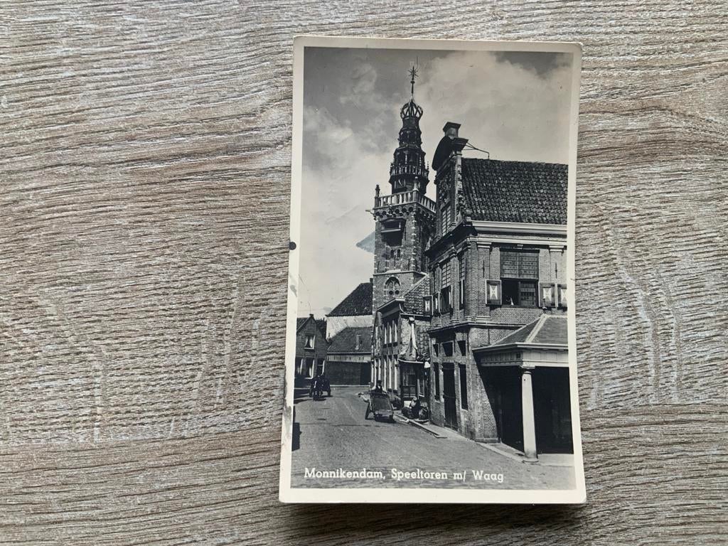 Monnickendam, Speeltoren m/ Waag, Ophalen of Verzenden, 1920 tot 1940, Gelopen, Noord-Holland
