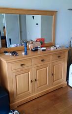 Mooie dressoir met spiegel licht eiken, Huis en Inrichting, Kasten | Dressoirs, Ophalen, Gebruikt, Met deur(en), Klassiek