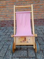 houten poppenwagen en/of loopwagen, Kinderen en Baby's, Speelgoed | Houten speelgoed, Ophalen, Gebruikt