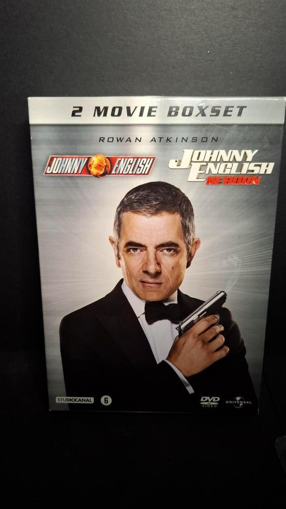 Johnny English & Johnny English Reborn - 2 Movie Boxset, Cd's en Dvd's, Dvd's | Komedie, Zo goed als nieuw, Actiekomedie, Boxset