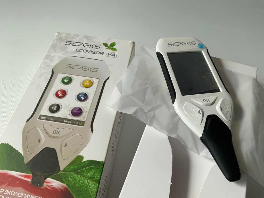 Soeks Ecovisor F4 nucleaire en voedsel tester, Doe-het-zelf en Verbouw, Meetapparatuur, Verzenden, Zo goed als nieuw, Multimeter