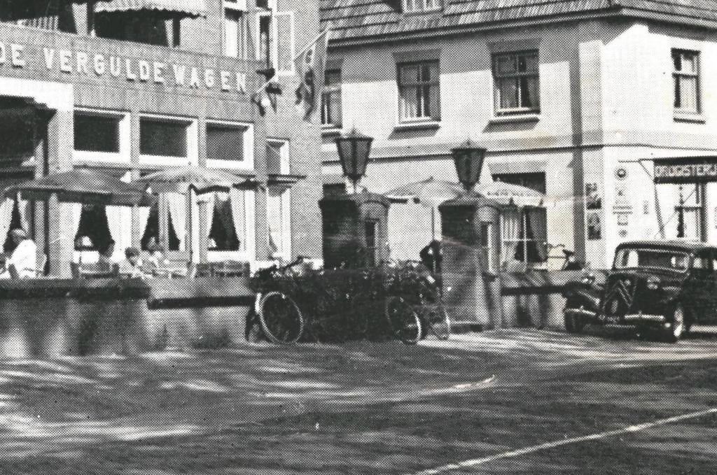 967183 Voorthuizen G 1961 Hotel Restaurant De Vergulde Wagen, Ophalen of Verzenden, 1960 tot 1980, Gelopen, Gelderland