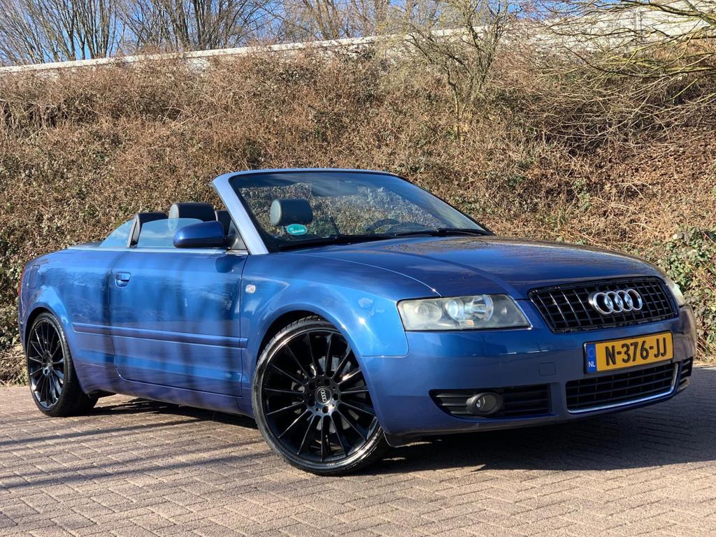 Audi A4 Cabriolet 1.8 Turbo AUTOMAAT LEDER CLIMA 17'', Auto's, Gebruikt, 4 cilinders, Cabriolet, A4