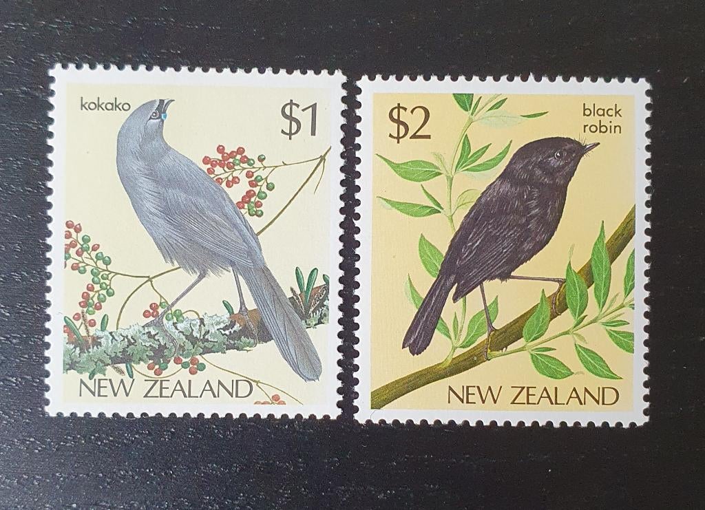 Nieuw-Zeeland 1985 Vogels Michel 931-932 postfris, Verzenden, Postfris, Dier of Natuur