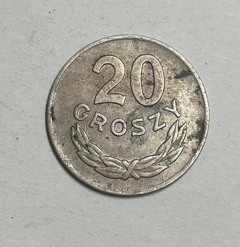 20 groszy Polen 1949, Postzegels en Munten, Munten | Europa | Niet-Euromunten, Ophalen of Verzenden, Polen