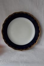 Antiek Meissen cobalt blauw en goud rand bord 1924-1934, Ophalen of Verzenden