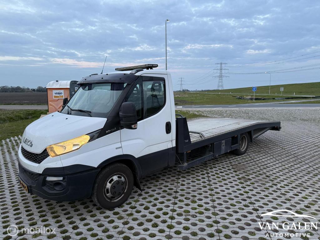 Oprijwagen Iveco Daily 50C15D 3.0 410 Tijhof 1250kg Export, Auto's, Bestelauto's, Achterwielaandrijving, Gebruikt, 4 cilinders
