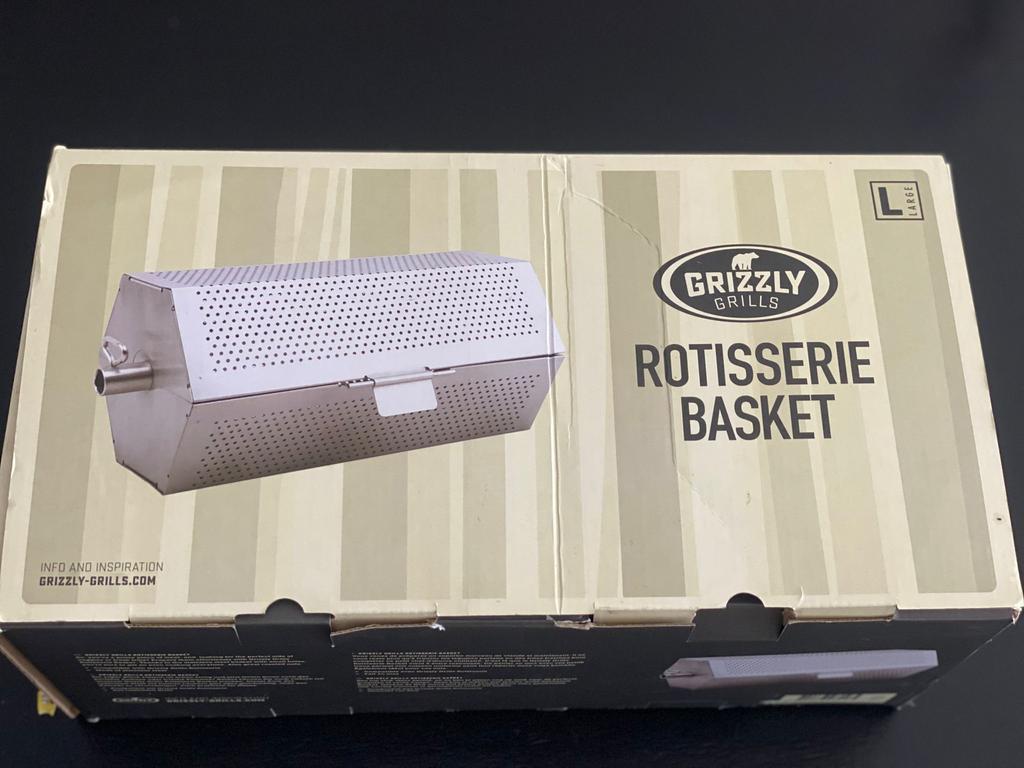 Grizzly grills rotisserie basket, NIEUW in doos, Ophalen of Verzenden, Zo goed als nieuw
