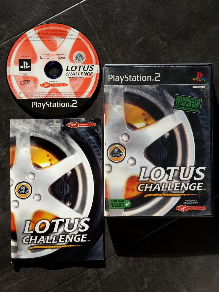 PS2 - Lotus Challenge - PlayStation 2 Racing, 1 speler, Racen en Vliegen, Ophalen of Verzenden, Zo goed als nieuw