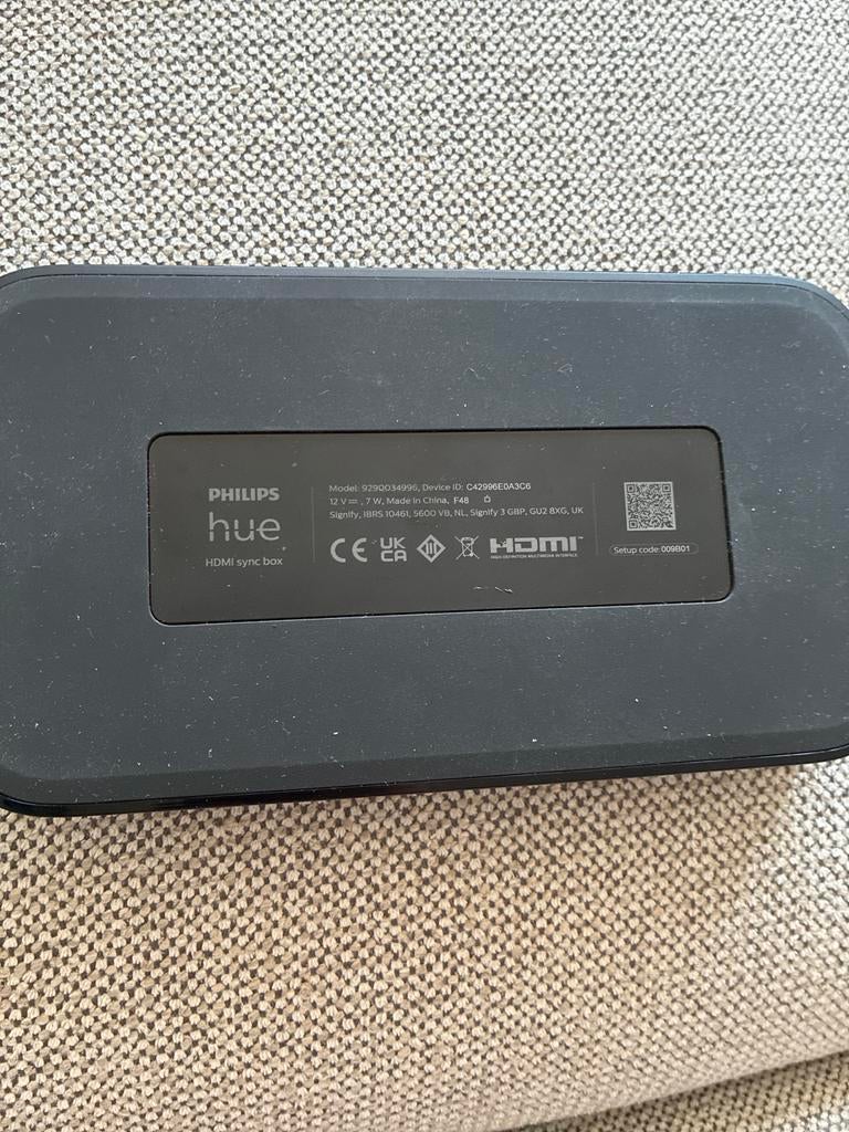 Philips Hue Play HDMI Sync Box 4k (gaat niet aan), Philips nl, Info@philips.nl, Ophalen of Verzenden, Niet werkend