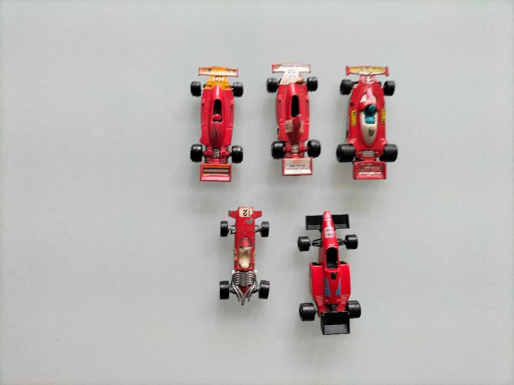 5 X Vintage Ferrari Formule 1 Racewagens div. Types, Ophalen of Verzenden, Gebruikt, Auto