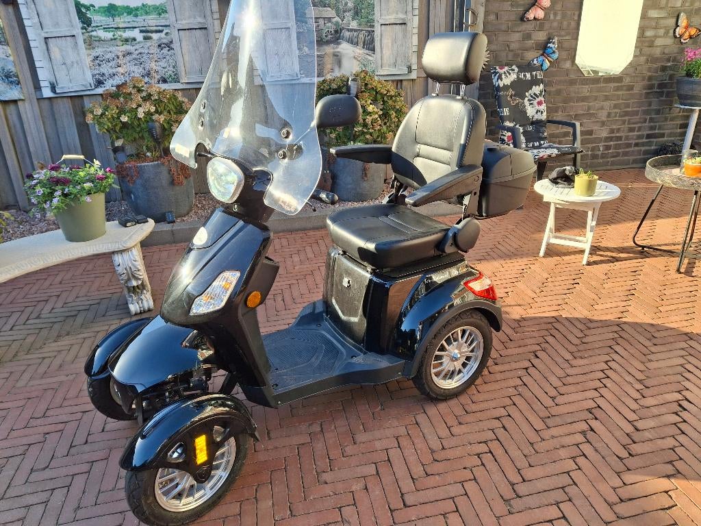 scootmobiel For Motion City Cruiser zwart + garantie 136 km, Zo goed als nieuw, 16 km/u of meer, 46 km of meer, Ophalen